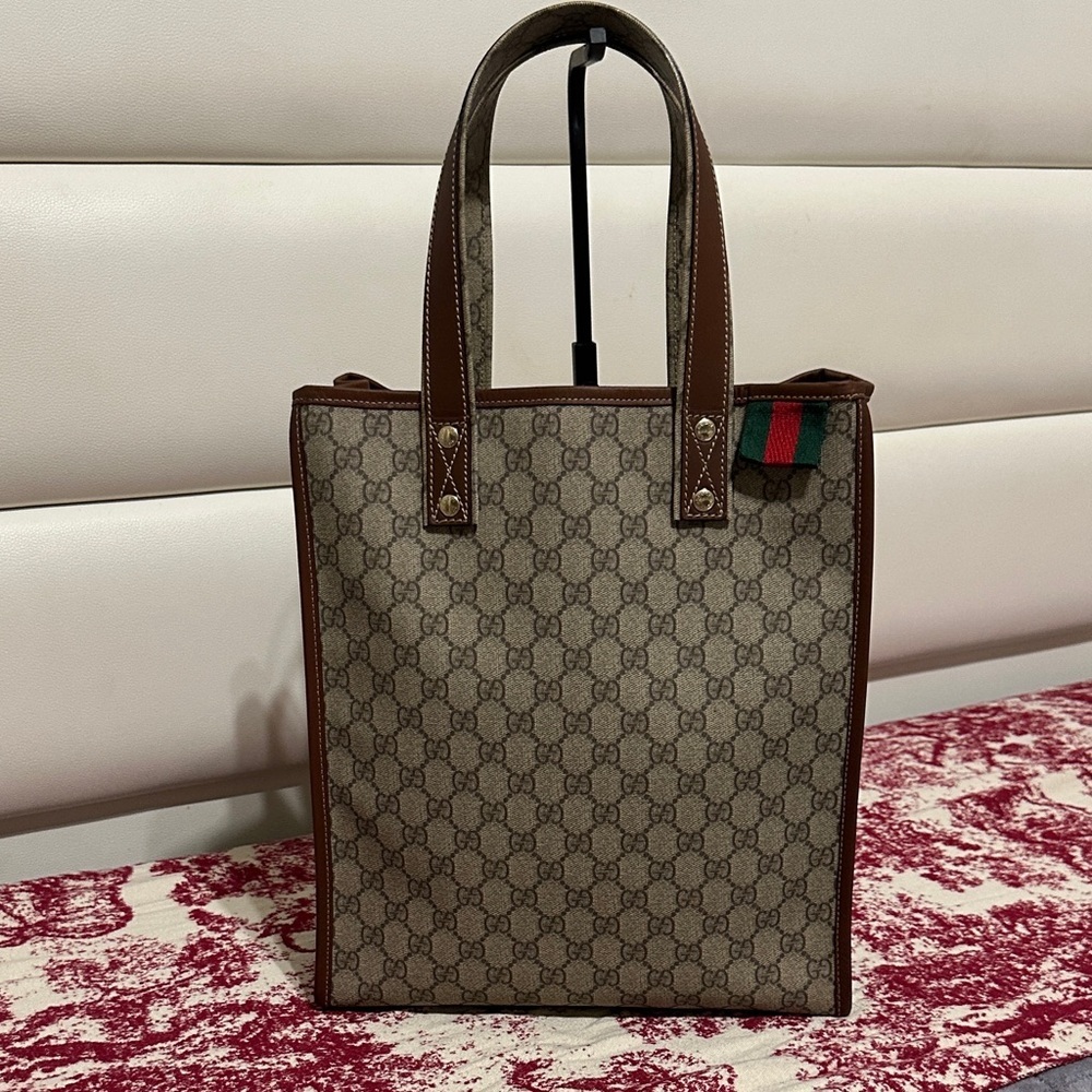 Gucci PVC Open Tote Bag